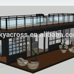 Facilità di montaggio e smontaggio 20ft disegno 40ft modulare prefabbricata storage <span class=keywords><strong>case</strong></span> container di trasporto bar per la <span class=keywords><strong>vendita</strong></span> - Product Image 3