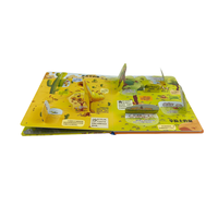 Livres 3D Pop-up à rabats pour enfants sur le thème des animaux, en papier couché, couleur personnalisée, reliure parfaite, vente en gros d'usine