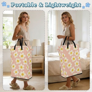 Sac de rangement anti-poussière en polyester réutilisable, résistant à l'eau, grand format, écologique, motif floral hawaïen, collection Aloha - Product Image 5