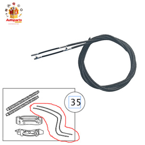 Cable de Techo Solar de Alta Calidad <span class=keywords><strong>452</strong></span> para <span class=keywords><strong>SMART</strong></span> ROADSTER HOOD W452, CABLES LARGOS, cable de techo solar Q0014817V003000000 - Product Image 1