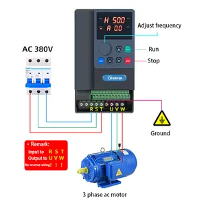 M-driver 3 Phase 380v Variable Frequency Inverter 4kw 5hp VFD Drive for Pump