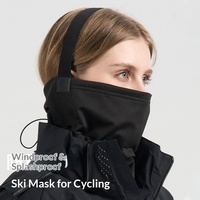 Masque de ski imperméable doublé polaire, écharpe chaude, protection faciale coupe-vent pour l'extérieur, unisexe, résistant au froid, épaissi pour le cyclisme