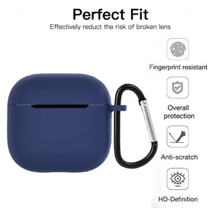Étui pour écouteurs sans fil pour Apple <span class=keywords><strong>Airpods</strong></span> 4 Cover Silicone Protective Cases - Product Image 2