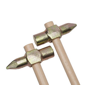 Marteau à pointe pour le sol, manche en bois, métal, 1 kg, 1,2 kg, 1,5 kg, pour tente, bâche, camping - Product Image 2