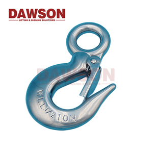 Stainless Steel <strong>Lifting</strong> <strong>Hook</strong> <strong>with</strong> Large Eye for Cargo Rigging Industrial Load <strong>Handling</strong> - Product Image 3