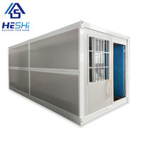 Maison préfabriquée pliable prête à l'emploi, prix de la mini-maison en conteneur, maison mobile pliable préfabriquée empilable