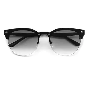 Hengtai güneş gözlüğü havacılık cam Lens marka tasarımcı güneş erkekler kadınlar güneş gözlüğü moda Vintage güneş gözlüğü kutusu ile göz