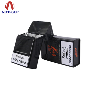 China Factory Metal Wholesale <strong>Tobacco</strong> <strong>Tins</strong> Rectangle Cigarette Case Cigar <strong>Tin</strong> Box Customized Hinged <strong>Tin</strong> - Product Image 2