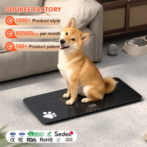 नए आगमन घरेलू बड़े आकार के कुत्ते 100 किलोग्राम डिजिटल इलेक्ट्रॉनिक टेम्पर्ड ग्लास बच्चे और पालतू जानवरों के वजन वाले प्रदर्शन पैमाने - Product Image 1