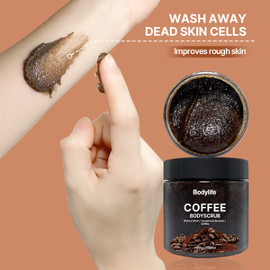 Nguyên liệu cà phê nhãn hiệu riêng, tẩy tế bào chết cà phê bán chạy, sữa dưỡng thể, kem dưỡng thể dạng kem - Product Image 2