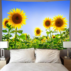 Floral colgante <span class=keywords><strong>de</strong></span> pared <span class=keywords><strong>de</strong></span> tela <span class=keywords><strong>de</strong></span> poliéster nórdico Simple moderno Boho tapiz decorativo - Product Image 3