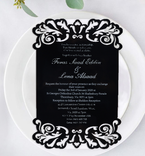 Золотой акриловый Свадебный Топпер