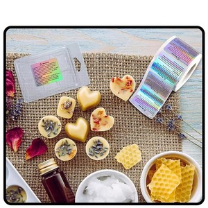 Etiquetas de Advertencia Holográficas de PVC de 1.5 Pulgadas para Velas, 500 Unidades por Rollo, Adhesivos de Seguridad - Product Image 6