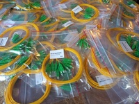 SURELINK optik Fiber lif SC/APC FTTH Optica yama kablosu 4G Wi-Fi 3G ağları için ekipman Pigtails için FTTH