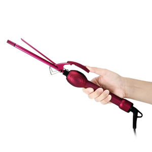 <span class=keywords><strong>Rizador</strong></span> de Pelo Eléctrico Super Delgado, Herramientas para Rizar el Cabello, Varita Rizadora Delgada de Aluminio de 9 mm, Temperatura Ajustable, Mini <span class=keywords><strong>Rizador</strong></span> de Pelo - Product Image 5