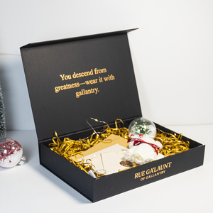 Biểu Tượng Tùy Chỉnh Sang Trọng Đóng Gói Số Lượng Lớn Tùy Chỉnh Thực hiện Vàng Lá Dập Cứng Nhắc Quần Áo Jeans Thời Trang Phố Bote Magntique Hộp Quà Tặng - Product Image 1