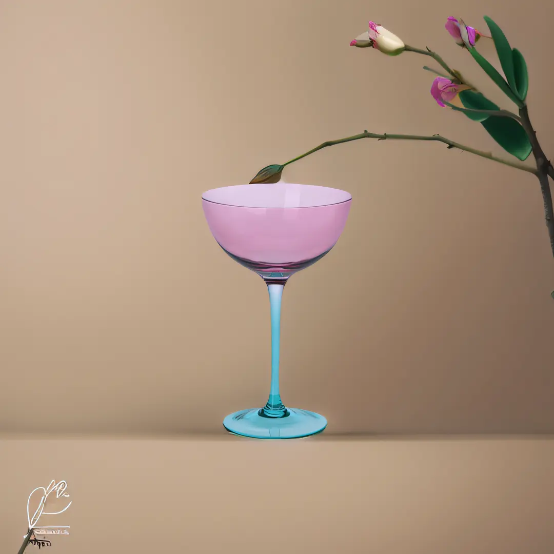 Diskon Besar Cocktail antik gelas anggur cangkir buatan tangan Pink cangkir koktail kacamata berwarna Cocktail gelas Martini