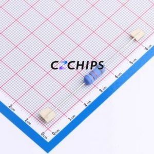 Résistance traversante MOR02SJ0623A10, composant traversant (THT), D4.5xL11.5mm, film d'oxyde métallique, 62kOhm, 5%, 2W - Product Image 1