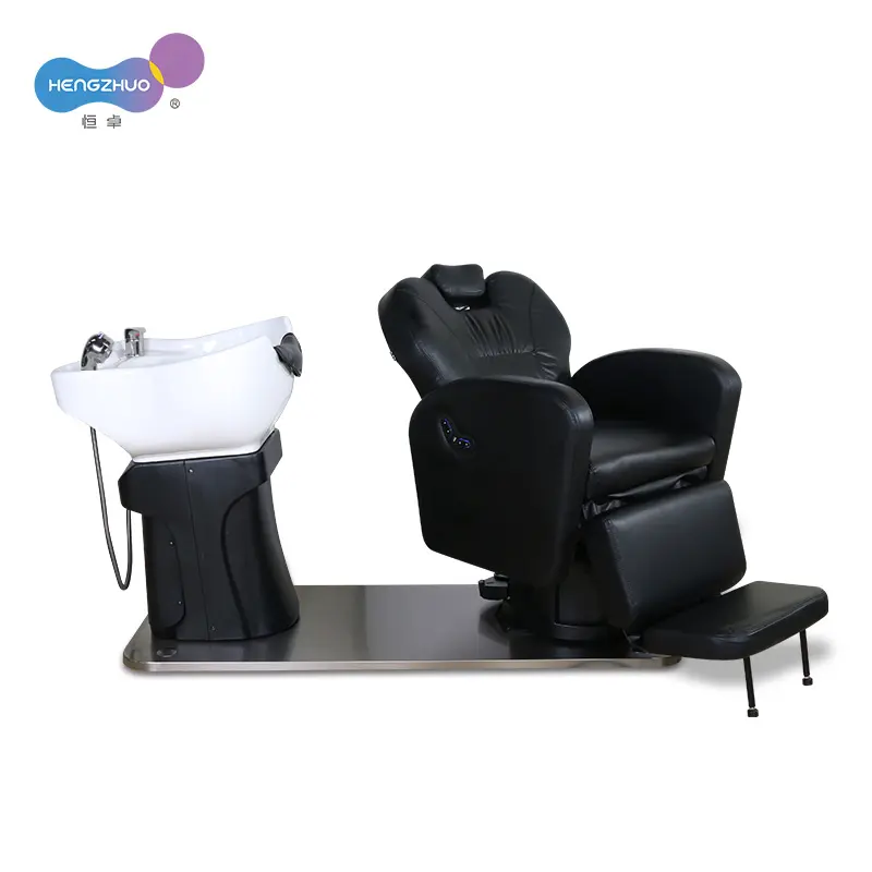 2 in 1 Spa 2 Motor Hair Salon Furniture Set Facial Treatment Beauty Shampoo Barber Chair Bed