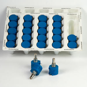 Potenciómetro de Hilo Enrollado 10k 10 Voltios 3590S, Tolerancia del 5%, 22x38mm para Bonens - Product Image 5