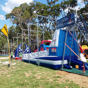 Unisex bơm hơi khổng lồ juggle Swing thể thao thách thức trò chơi với túi khí PVC và vật liệu bạt bao gồm quạt gió - Product Image 1