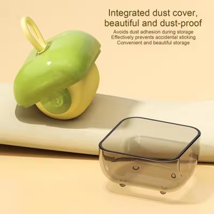 携帯用、再利用可能、環境に優しい、耐久性のあるプラスチック製の毛玉取りローラー、洗える粘着式ヘアリムーバー、家庭用、効果的 - Product Image 4