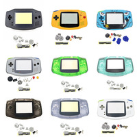 LIVRAISON GRATUITE Coque complète pour GBA Shell Hard Case w/ Screen Lens Replacement for Gameboy Advance Console Housing