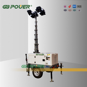 10KVA LED Single phase Xe đẩy tháp chiếu sáng Máy phát điện diesel <span class=keywords><strong>Powered</strong></span> by Châu Âu động cơ - Product Image 6