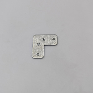 Supports d'angle en aluminium 70x33mm, connecteurs durables à angle droit pour meubles de vitrine - Product Image 2