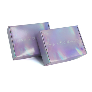 Custom Luxury Holographic Printing Cosmetic <b>Box</b> <b>Set</b> Premium Quality Corrugated Cardboard Mailer <b>Box</b> Packaging - Product Image 1