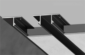 Profilo a T in Alluminio per Controsoffitti con Canale a U per Bordi di <span class=keywords><strong>Cartongesso</strong></span> Sospeso e Design a Vista - Product Image 4