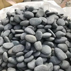 Natural Flat Red River Rock Stone For Decoration