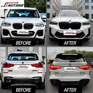 Kit carrosserie de conversion et de lifting pour BMW X3 G01 2018-2021, transformation en modèle <span class=keywords><strong>2022</strong></span> F97 LCI X3M, pare-chocs inclus. - Product Image 2