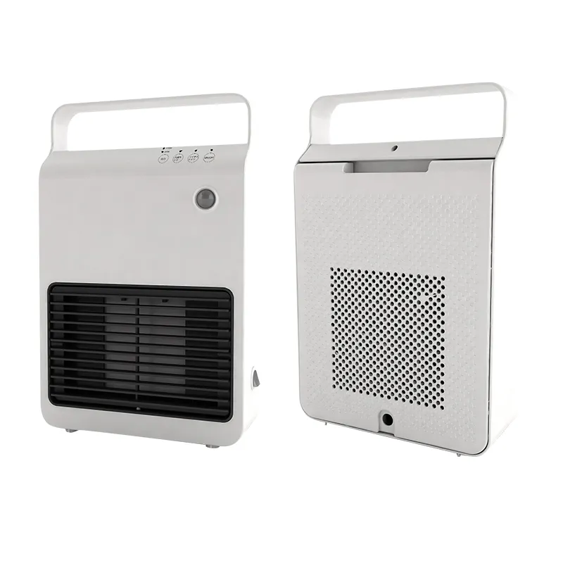 600W/1200W Personal Portable Electric Space Fan Heater Motion Sensor Two Temperature Mode Room Ptc Heater