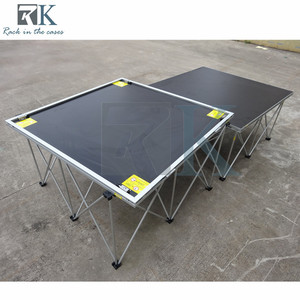 Portable aluminum stage Drum stage riser 4x4ft concert stage Event DJ stage Portable stage platform - Product Image 2