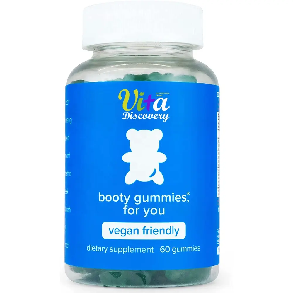 Mông tăng cường Gummy gấu vitamin Nhân Sâm máy tính bảng chiến lợi phẩm Gummies Butt tăng bổ sung BBL Gummies cho phụ nữ