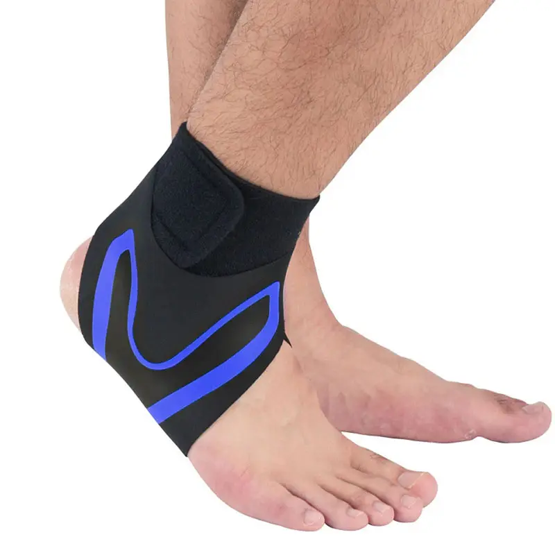 Apoio de tornozelo elástico ajuste livre, bandagem para proteção contra o tornozelo, prevenção de entorse, fitness, esporte, proteção
