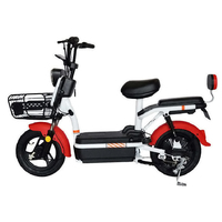Vélo Électrique Urbain 60V Autonomie >60km Moteur Arrière 500W Cadre en Acier Fourche Suspendue 3 Vitesses Fonctionnalités Électroniques Batterie Plomb-Acide