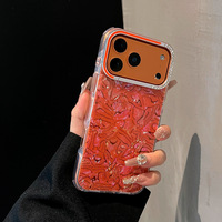 Nouvelle Coque de Protection Antichoc Luxe à Motif Coquillage Coloré et Diamants pour iPhone 17 16 Pro Max 17 Air