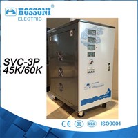 Estabilizador de Voltaje Profesional HOSSONIN JESPC 380V/400V/415V Trifásico ST/STB/SVC-3-50KVA/50000VA, (AVR, Regulador) 6 Bobinas, 40 Años de Experiencia