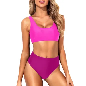 customization Hot Style Ladies Grid printed Swimwear Wholesale Fashion Women Sexy Bikini Designer Swimsuit