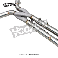 Tuyau intermédiaire ODM à fixation directe avec tuyau en Z pour BMW M5 G90 M6 G99 LCI 4.4TT 2024-2025 Boska, tuyau intermédiaire à longueur égale OPF/GPF avec tuyau en Z