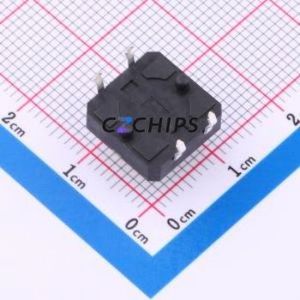 TP11013580 Tactile Switch Through hole Component (THT)-4P,12x12mm Switch Single Pole Single Throw Round Button 3.5N Through Hole - Product Image 2