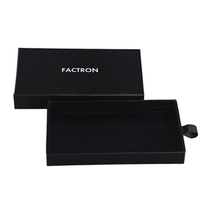 Biodegradable Custom Logo Sliding <b>Gift</b> <b>Box</b> Rigid Cardboard Jewelry Packaging <b>Box</b> for Luxury Necklace and Watch - Product Image 2