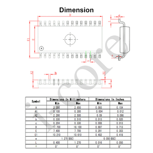 Ma Trận liên tục hiện tại dẫn lái xe <span class=keywords><strong>IC</strong></span> iCore aip33616vb16.tr SMD bề mặt gắn kết chip chi phí thấp thiết bị điện tử Kit mạch tích hợp - Product Image 2