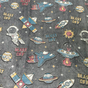 Jin Zhi Yuan tela de cohete espacial que brilla en la oscuridad ropa que cambia de Color algodón luminoso verde luz oscura tela fluorescente - Product Image 5