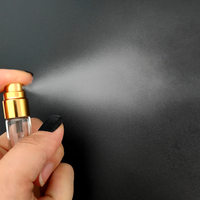 Bouteille vide de parfum Recharge de bouteilles d'échantillon d'huile de 10ml avec emballage en boîte Design de luxe Petit carré pour parfums en verre