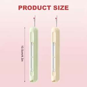 I-0479 Mini outil multifonctionnel pour enfiler les aiguilles, artisanat pour personnes âgées, couture, broderie à domicile, enfile-aiguille, défile-aiguille, tricot - Product Image 5