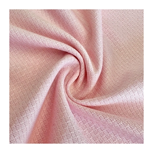 Nuevo diseño 90% poliéster 10% Spandex patrón de onda Check tejido de Yoga texturizado 150gsm Jersey de alta elasticidad para ropa de Fitness - Product Image 1