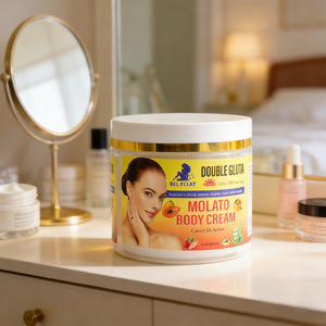 Crème corporelle éclaircissante à l'extrait de carotte, marque privée OEM, SPF 50, riche en vitamine C, élimine les taches brunes et éclaircit <span class=keywords><strong>la</strong></span> peau - Product Image 5